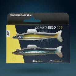 COMBO Leurres Souples Shad Lançon EELO 110 8gr AYU/BLEU -Pêche Séries Boutique combo leurres souples shad lancon eelo 110 8gr ayubleu 9