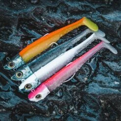 COMBO Leurres Souples Shad Texan ANCHO 120 50g Dos Noir/dos Blanc Pêche En Mer -Pêche Séries Boutique combo leurres souples shad texan ancho 120 50g dos noirdos blanc peche en mer 6
