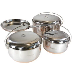 EAGLE Products Ensemble De Poêles En Acier Inoxydable - 4 Pièces - LAVVU -Pêche Séries Boutique eagle products ensemble de poeles en acier inoxydable 4 pieces lavvu 2