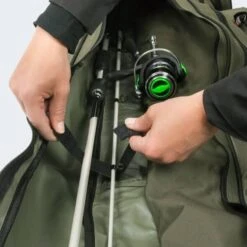 Fourreau 4 Cannes à Pêche | 2 Compartiments | Olive | 125 Cm - 210 Cm -Pêche Séries Boutique fourreau 4 cannes a peche 2 compartiments olive 125 cm 210 cm 2