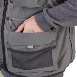 GILET De Pêche 500 Gris -Pêche Séries Boutique gilet de peche 500 gris 4