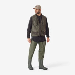 GILET De Pêche 500 Kaki 21 GILET De Pêche 500 Kaki -Pêche Séries Boutique gilet de peche 500 kaki 9