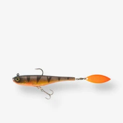 LEURRE SOUPLE BROCHET DIVINATOR 35 GR COLORIS EXCLUSIF PERCH CAPERLAN