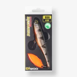 LEURRE SOUPLE BROCHET DIVINATOR 55 GR COLORIS EXCLUSIF PERCHE CAPERLAN -Pêche Séries Boutique leurre souple brochet divinator 55 gr coloris exclusif perche caperlan 2