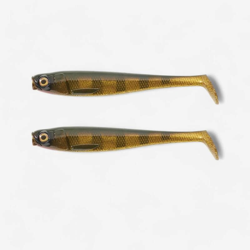 LEURRE SOUPLE BROCHET SHAD ROGEN 120 GOLD X2 3 LEURRE SOUPLE BROCHET SHAD ROGEN 120 GOLD X2