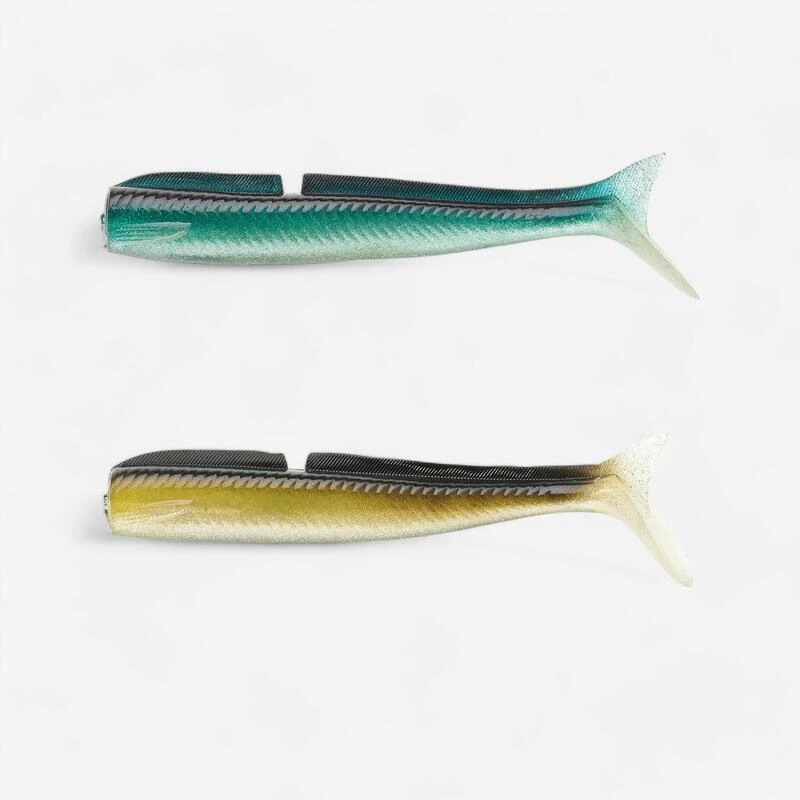 Leurre Souple Pêche En Mer Corps EELO 110 X2 3 Leurre Souple Pêche En Mer Corps EELO 110 X2