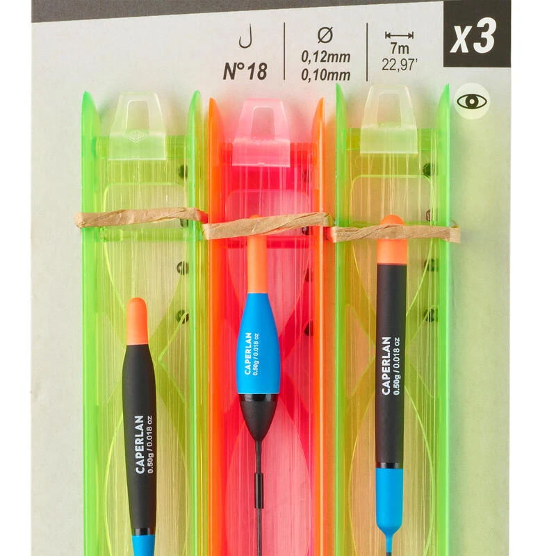 LOT DE 3 LIGNES MONTEES PF-RL100 L POUR LA PECHE AU COUP EN ETANG 4 LOT DE 3 LIGNES MONTEES PF-RL100 L POUR LA PECHE AU COUP EN ETANG – Image 2