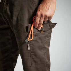 PANTALON CARGO RESISTANT STEPPE 300 MARRON -Pêche Séries Boutique pantalon cargo resistant steppe 300 marron 4