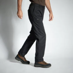 PANTALON CARGO RESISTANT STEPPE 300 NOIR -Pêche Séries Boutique pantalon cargo resistant steppe 300 noir 3