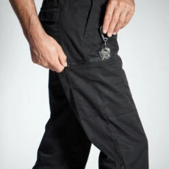 PANTALON CARGO RESISTANT STEPPE 300 NOIR -Pêche Séries Boutique pantalon cargo resistant steppe 300 noir 5