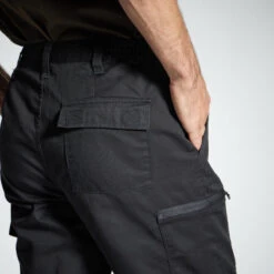 PANTALON CARGO RESISTANT STEPPE 300 NOIR -Pêche Séries Boutique pantalon cargo resistant steppe 300 noir 6