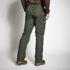PANTALON CHASSE CHAUD VERT 100 -Pêche Séries Boutique pantalon chasse chaud vert 100 2