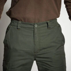 PANTALON CHASSE CHAUD VERT 100 -Pêche Séries Boutique pantalon chasse chaud vert 100 5