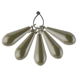 Plombs Pêche De La Carpe Plombs Distance 80g (x5) -Pêche Séries Boutique plombs peche de la carpe plombs distance 80g x5 1