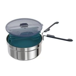 Quechua Popote Camp Du Randonneur MH100 Inox 2 Personnes (1,6L) -Pêche Séries Boutique popote camp du randonneur mh100 inox 2 personnes 16l 3