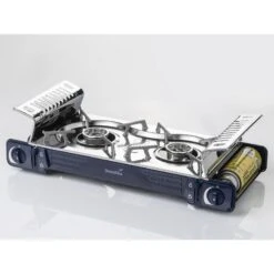 Réchaud à Gaz 2 Feux - Skandika Brann - Camping - Allumage Piezo - Mallette -Pêche Séries Boutique rechaud a gaz 2 feux skandika brann camping allumage piezo mallette 2