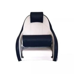 SIÈGE PILOTE DELUXE - BLANC / BLEU -Pêche Séries Boutique siege pilote deluxe blanc bleu 2