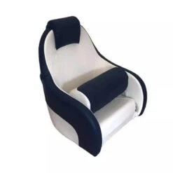 SIÈGE PILOTE DELUXE - BLANC / BLEU -Pêche Séries Boutique siege pilote deluxe blanc bleu 3