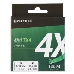 TRESSE PECHE AUX LEURRES TX4 VERT CHART 130M -Pêche Séries Boutique tresse peche aux leurres tx4 vert chart 130m 2