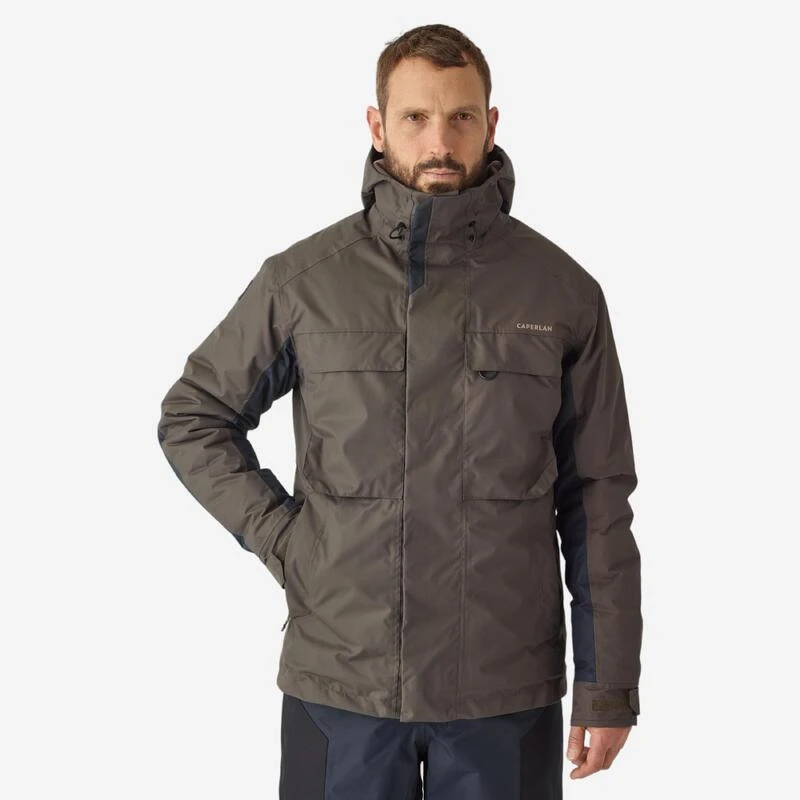 Veste De Pêche Imperméable Chaude Homme - FJ 500 TH Kaki 3 Veste De Pêche Imperméable Chaude Homme - FJ 500 TH Kaki